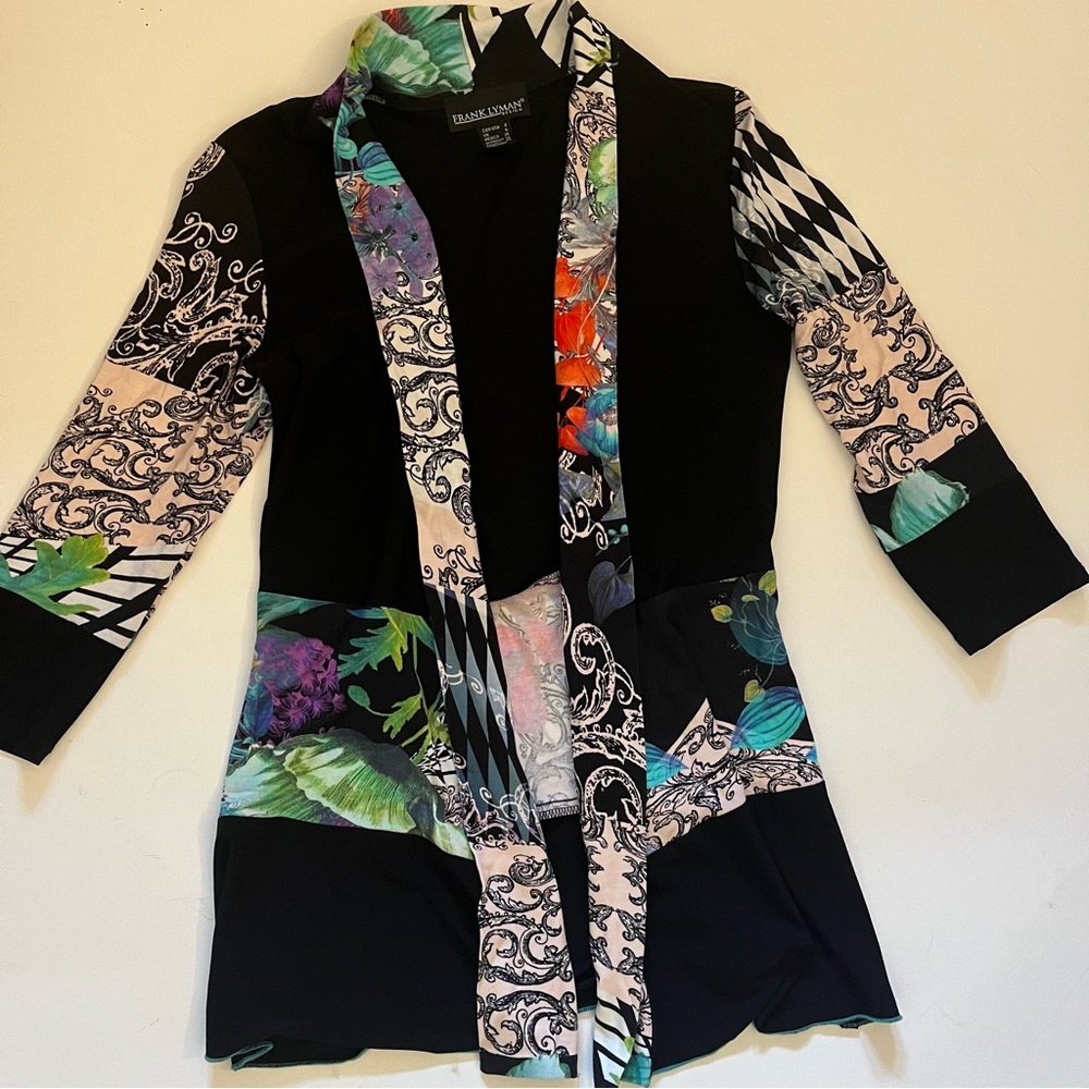 Frank Lyman Multi Color Jacket & Top Set Size 4 - image 2